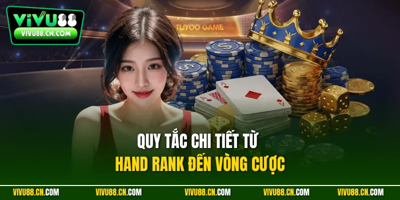 Quy tắc chi tiết từ hand rank đến vòng cược